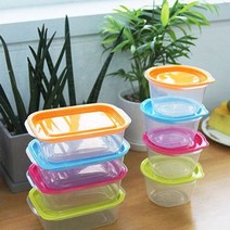 찬통 중 일본산 쉬운 밀폐용기 모모코 냉장고정리가 4P세트 1312ea, 400ml