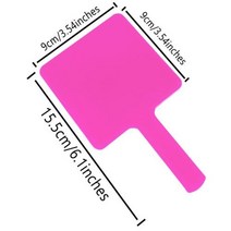 휴대용손거울 도매 메이크업 거울 손 개최 광장 사용자 정의 로고 매일 핑크블랙화이트 작은, style5+5pcs