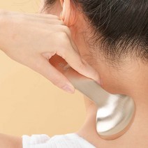 놋반 안성방짜유기 국자괄사 얼굴 승모근 바디 마사지 유기괄사, 단품