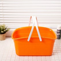 ++티앤북++플라스틱바구니 욕실 목욕소쿠리 다용도 가방 손잡이+++, +++_단일상품+++