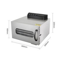 건조기 식품 고추 과일 및 야채 말린 기계 애완 동물 탈수 공기 차 탈수기 220v, 110v 6 layers_미국
