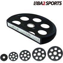 바투 7구 조립식 중량 역기 원판 바벨 플레이트 2.5Kg 5Kg 10Kg 15Kg 20 Kg, 5Kg