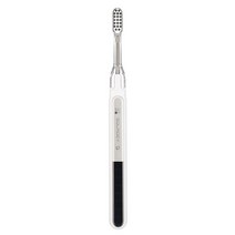 Soladey5 Ionic Toothbrush Black Large Solar Panels and TiO2 Semiconductor You can Brush Without Toot, White