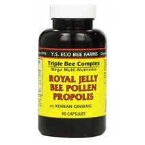 와이에스 로얄제리 프로폴리스 90 캡슐 YS Organic Farms Royal Jelly Bee Pollen Propolis