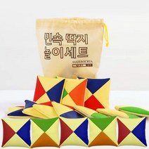 파티짱 민속 전통 안전 딱지 치기 놀이 세트 게임, 민속 안전 딱지 놀이 세트