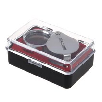 루페 루뻬미니 30X 유리 확대 돋보기 보석상 눈 루페 루프 30*21mm 삼중, 10X, 은