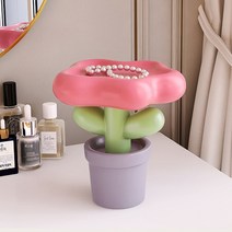 악세사리 쥬얼리 차키 트레이 현관 거실 보관함 인테리어 장식 소품 홈데코, 옐로우