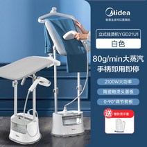 가정용 다림질판 스팀다리미 스티머 일체형 스탠드 유선, C. 하얀색