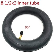 밸브 샤오미 Mijia M365 Inokim 빛 전기 스쿠터 아기 캐리지 접는 자전거 부품에 대 한 8 1/2x2 공 압 내부 튜브 카메라, 04 inner tube 90