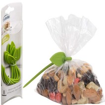 8 CT Trudeau Silicone 8Ct 8 CT Tie Wraps Green, 1