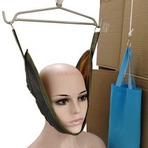 목 교정집에서 늘리는 장치 경추 견인 프레임 문 서스펜션 트랙터 하부 머리 매다는 목 통증, 한개옵션0