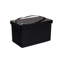 양봉12v 24V Lifepo4 배터리 케이스 50Ah 90Ah 100Ah 105Ah 200Ah Lifepo4 배터리 플라스틱 상자 RV 태양, 01 Black