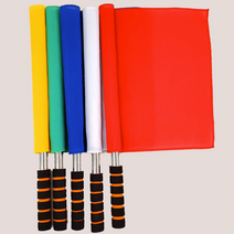 또렷한 청기백기 깃발춤 가이드깃발 인솔자깃발 응원 미니, 블루, 1개