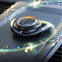 [솔라휠] 명품 태양열 차량용 방향제 주차번호판 겸용, 레드, 클린 웜코튼