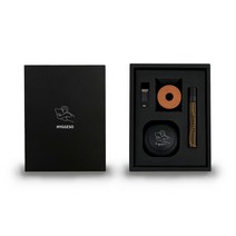 휘게소 차량방향제 송풍구거치형, 휘게, 블랙, 기본클립(3cm)