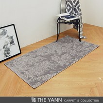 [얀카페트] 터빈 터키산 10mm 디자인카페트 MA3318-1481(80x150cm)그레이