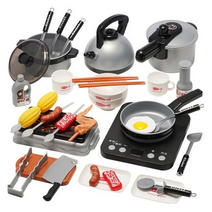 신나고 재미있는 요리체험 실물같은 조이키즈 리얼 주방놀이 디럭스 세트 36pcs