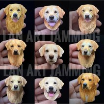 맞춤 제작 주문 사진 강아지 퍼그 시바견 셰퍼드 불독 닥스훈트 로트와일러 치와와 리트리버 도베르만 그레이하운드 불테리어 대형견 실물 반려견 애견 개 장식 인형 모형 얼굴 하비리아, D