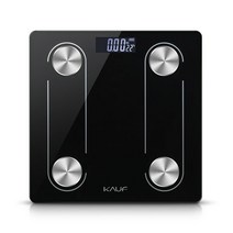 스마트 인바디 체중계 체지방 측정, 블랙