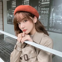 Jinsiyuan 레트로 영국 스타일 스위트 러블리 여성베레모
