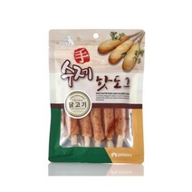 간식 수제 닭고기 핫도그 100g 강아지생식 직접만든 건강한재료