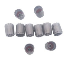10pcs tpms 타이어 밸브 캡 oring 씰 회색 플라스틱 밸브 먼지 커버 tpms 밸브 줄기 자동차 타이어 액세서리 tpms25306, 20개