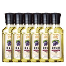 사조 해표 포도씨유 250ml, 6개