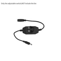 수조 냉각기 물고기 탱크 미니 냉각 팬 열 분산 조절 풍속 전기 수족관 액세서리, speed switch