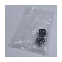 조니 워커 Pair of 2 블랙 Dice NOS Poker Game Playing Collectors Die