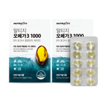 뉴트라라이프 알티지 오메가3 1000 60캡슐 (1개월분), 2박스