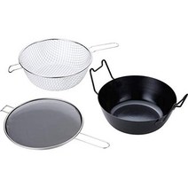 la base 라바제 LB-098 일본 튀김 냄비 세트 11.0인치(28cm) 철제 채반, 상품선택