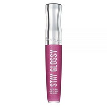 Rimmel Stay Glossy 립글로스 사보이 플럼 0.18 Fl Oz (1팩), 0.18 Fl Oz (1개), Savoy Plum
