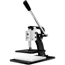가죽 펀칭기 수동 프레스기 스템핑 공예 원단 천, 수동 입문형(상부압력판 100x140mm) 5kg