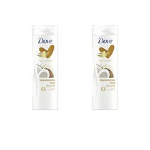 도브 바디 러브 바디로션 코코넛 아몬드향 400ml Dove Body Love Regenerierendes Ritual Body Lotion, 2팩