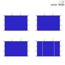오션웨일 접이식 야외 천막 3x2 C-도어형 세트 (심플바람막이 4면) 주차 행사용 포장마차 캐노피 천막, (C-도어형 세트)레드