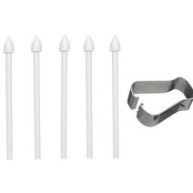 터치펜 듀얼 태블릿 호환 5Pcs 터치 스타일러스 팁 노트 20 10 탭 S6 라이트 T860 S7 S8 시리즈 S 펜 액세, 한개옵션1, 02 White