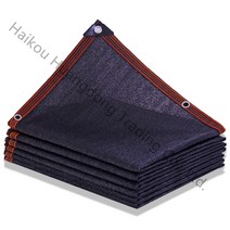 Xuansheng business 차광막 75%폴리에틸렌 다사이즈 블루 베이지 검정색, 6m×20m, 블랙