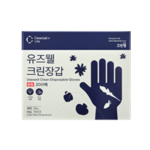 크린랩 유즈웰 위생장갑 200매 X 2개, 6개