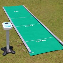 제자리 멀리뛰기매트 학교 체육 육상 체력장 측정기, 레드 3.5x0.9m