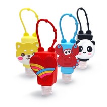 물비누 손소독제 공병 휴대용 키링 가방걸이, 블루팬더 30ml, 1개