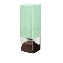 원두커피분쇄기 그라인더 가정용 자동 커피 가정용 전기 그라인더 크기 조절 가능 Usb 충전식 커피콩 분, 02 green