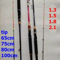 ZZ98 아이스 뗏목 2 섹션 낚싯대 유리 팁 직경 티타늄 0.8mm 1.3m 또는, 01 2 glassfiber tips_03 1.8m