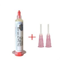 flux 인두팁 플럭스 무연납 저온 솔더 10cc NC559ASMUV 페이스트 전화 LED BGA SMD PGA PCB 수리 용접 바늘 도구, B