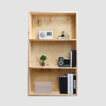 삼나무 원목 3단책장 DIY 수납장 책꽂이 수납 선반
