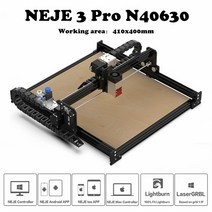 neje 3 pro n40630 cnc 레이저 조각기 커터 고정밀 다이오드 레이저 조각 나무 절단 프린터 lightburn 앱 제어, 우리를, n40630의 경우 3이 아닙니다.