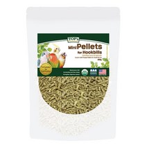 [앵무새먹이] 탑스오가닉 미니펠렛 300g (모란 왕관 코뉴어 퀘이커)