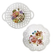 멜라민 꽃무늬 다용도 접시 소-N, A타입, 1개