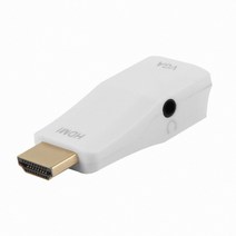 HDMI to VGA/RGB 젠더 컨버터 소켓 음성 AUX 디지털/아날로그 변환, NEXT-2411HVC