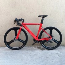 trek 트랙 자전거 회색 700C 도로 낮은 바람 알루미늄 합금 프레임 가변 속도 디스크 브레이크 통근 여행 레이싱, 빨간_48cm(160cm-175cm) | 18 속도
