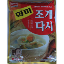 화미 조개다시, 2kg, 6개